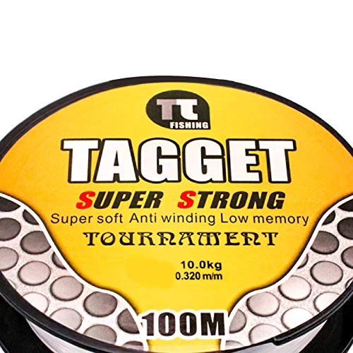 Linha de pesca, 100 m de nylon super forte para pesca marítima ao ar livre, ferramenta de pesca aces