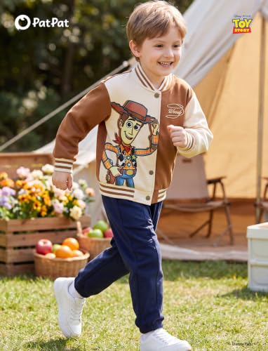 Image of Disney Marvel Bomber Jacket Spider Man Toy Story Cars Varsity Cardigan2-13Y