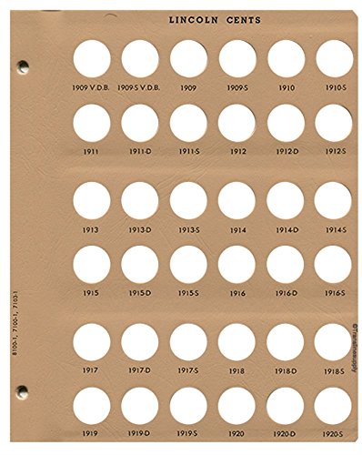 Album Lincoln Cent Dansco avec pages issues Proof pour collectionneur