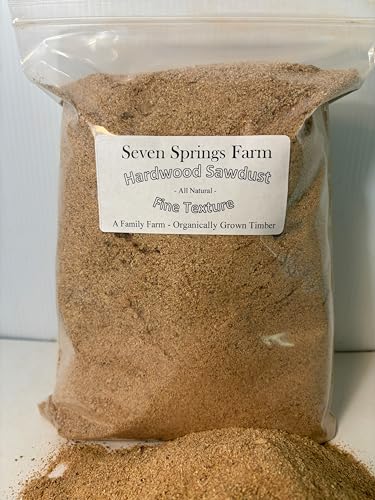 Seven Springs Farm - 1.5 lb All Natural Hardwood Sawdust - Chemical Free Hardwood Timber (Fine Texture - 1.5 Pound 1)