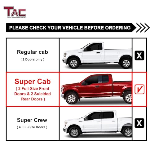 Estribos laterales para Ford F150 y Super Duty 2015-2026 miniatura 3