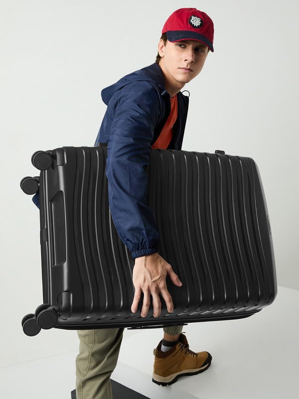 Image of Wildcraft Polypropylene Titan Luggage Bag /Trolley Bag /Suitcase for Mens & Womens | Unisex Luggage Bag with Wheels | Trolley Bag