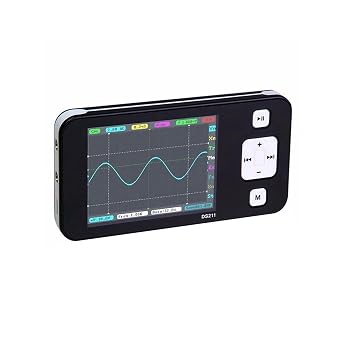MINI DS211 LED Display Professional Digital Oscilloscope Inspection And Maintenance Electronic Equipment Analog Bandwidth(Package 2)