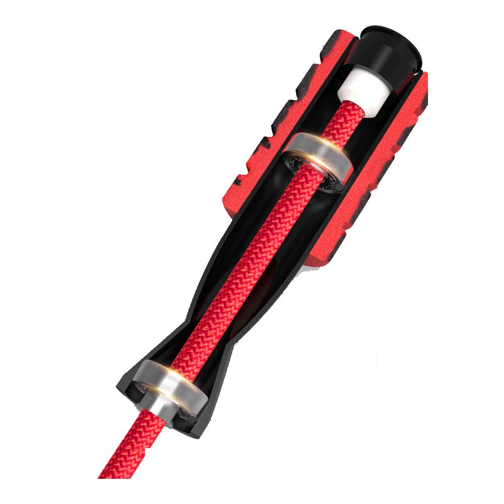 Maya Star - Corda per saltare con doppio cuscinetto in cotone ponderato, lunghezza regolabile, per allenamento cardio, resistenza e salto, allenamento fitness, carico 0,5 kg