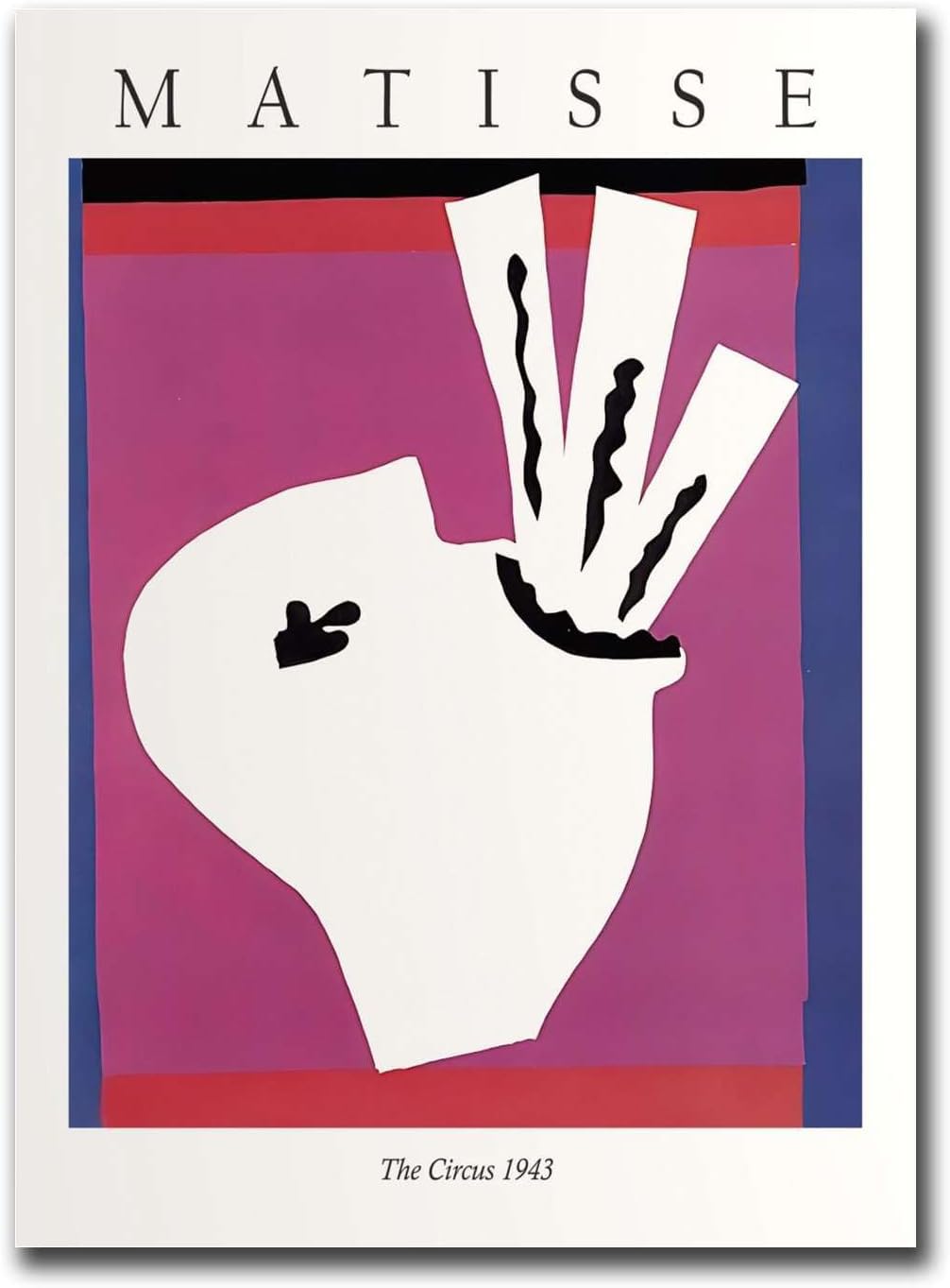 Matvsd Kohecs Henri Matisse The Circus 1943 Canvas Wall Art for Living Room, 40x60cm, Unframed