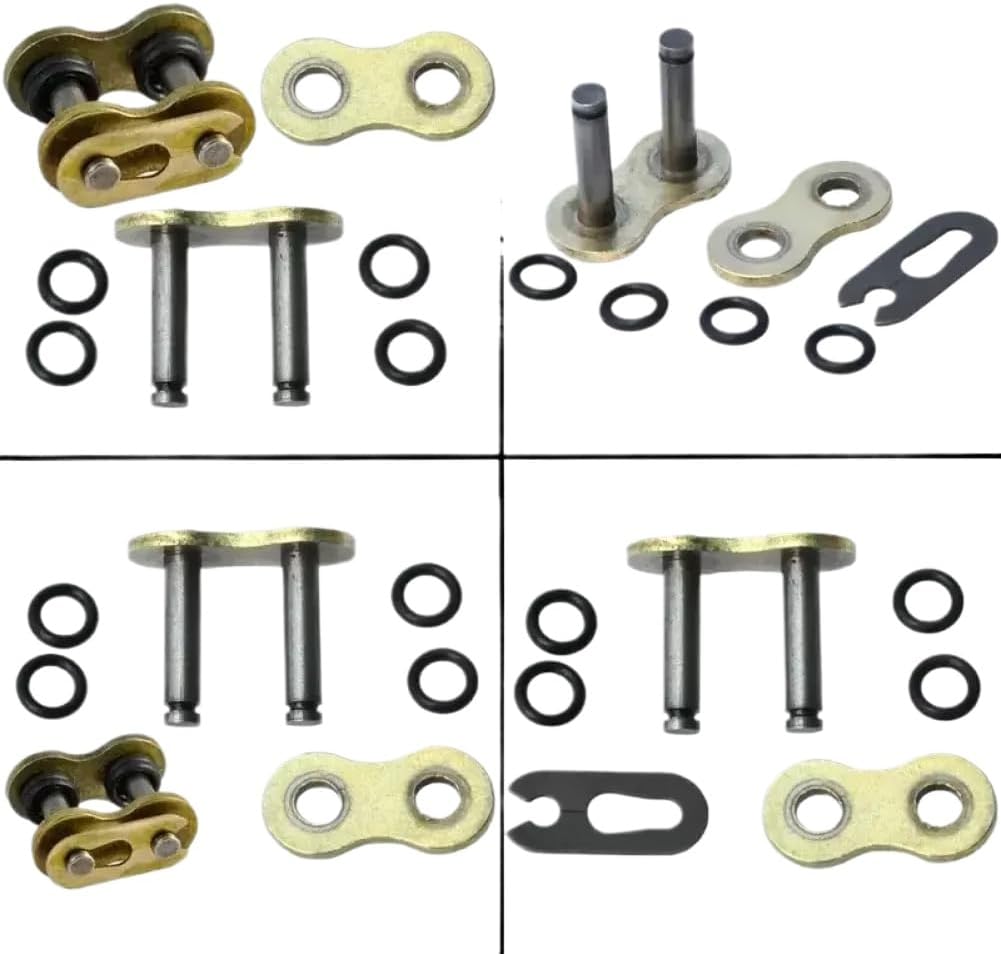 4Pcs 525 Size Motorcycle Chain Master Link with Sealed Buckle for Compatible 525 Chains