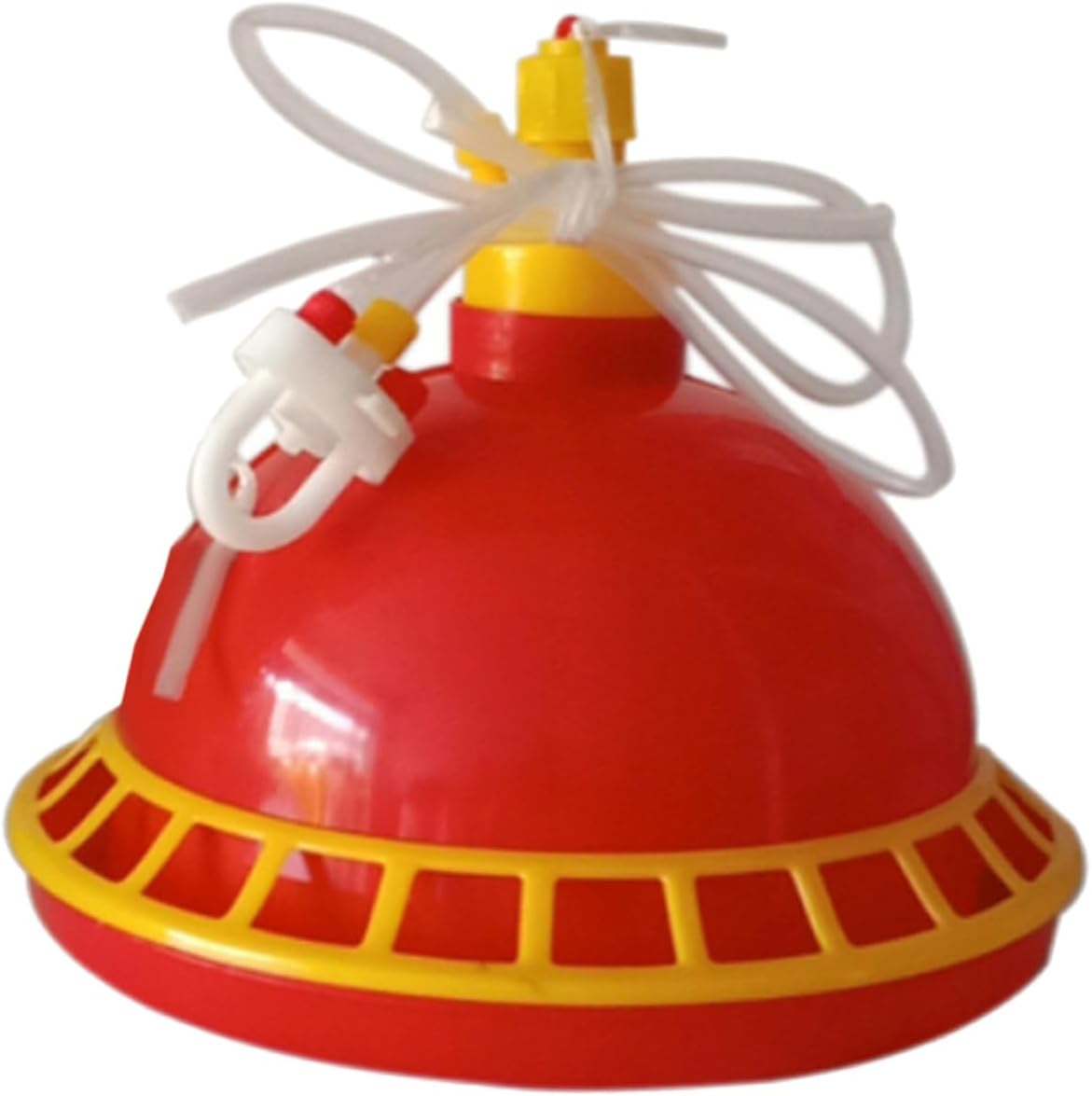 Sosoport Automatic Poultry Waterer and Chick Feeder Refillable Farm Drinking Device with Detachable Smooth Design for Chickens Ducks Geese Easy to Clean and Practical for Random Color