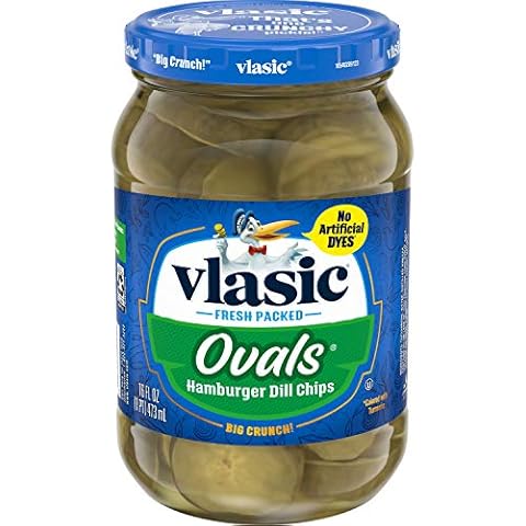 Vlasic Ovals Hamburger Dill Pickle Chips Cover
