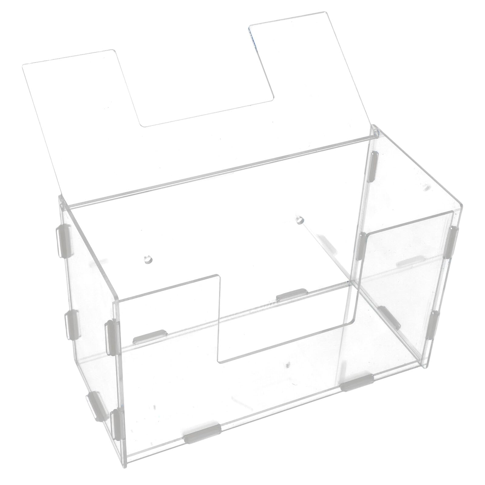 BESTonZON Rabbit Hay Feeder Acrylic Hay Rack Capacity Bunny Feeding Groove for Rabbit Pet Feeder