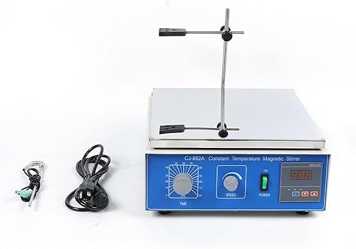 Miniatura 7 de CNCEST 10L Digital Lab Hot Plate Mezclador Agitador Magnético Calefacción 0-1250 RPM