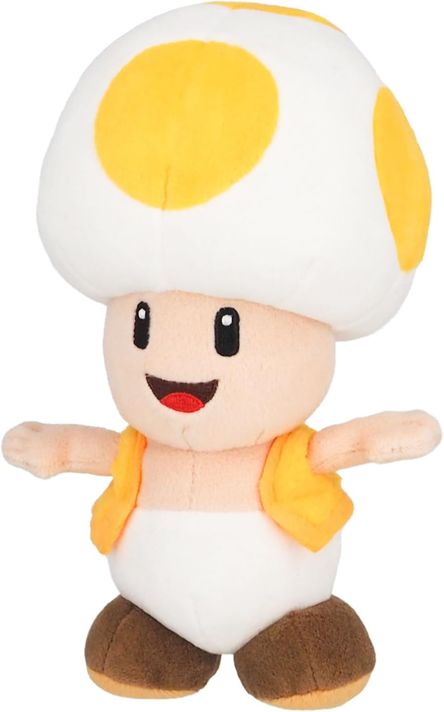 Sanei Super Mario All Star Collection AC32 Yellow Toad 8" Plush