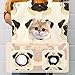 CHENZZZZ Show Head Pet Canvas Shoulder Bag, Cute Pug Dog Heads Pet Out Bag, Outcrop, Pet Out Shoulder Bag.