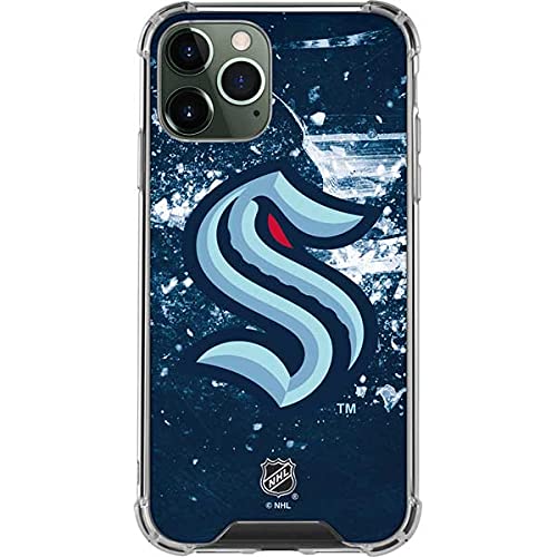 Skinit Clear Phone Case Compatible with iPhone 12 Pro - Officially Licensed NHL Seattle Kraken Frozen Design