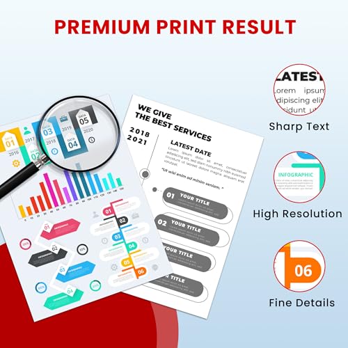 Image of Lezzo PFI-320 Ink Tank Set 300ml 5-Pack PFI-320MBK PFI-320BK PFI-320C PFI-320M PFI-320Y Replacement for Canon PFI-320 PFI320 Ink for ImagePROGRAF TM-200 TM-205 TM-300 TM-305 Printer Pigment Ink