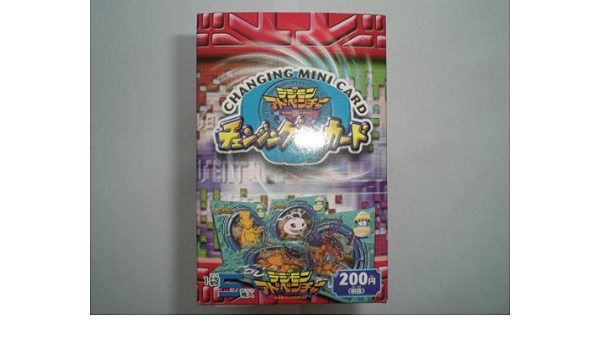 デジモンアドベンチャー チェンジングミニカード 1BOX 24袋 アマダ