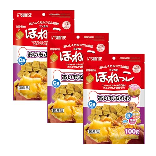 ゴン太のほねっこ おいもふわわ 100g×3個セット【Amazon.co.jp限定】のサムネイル