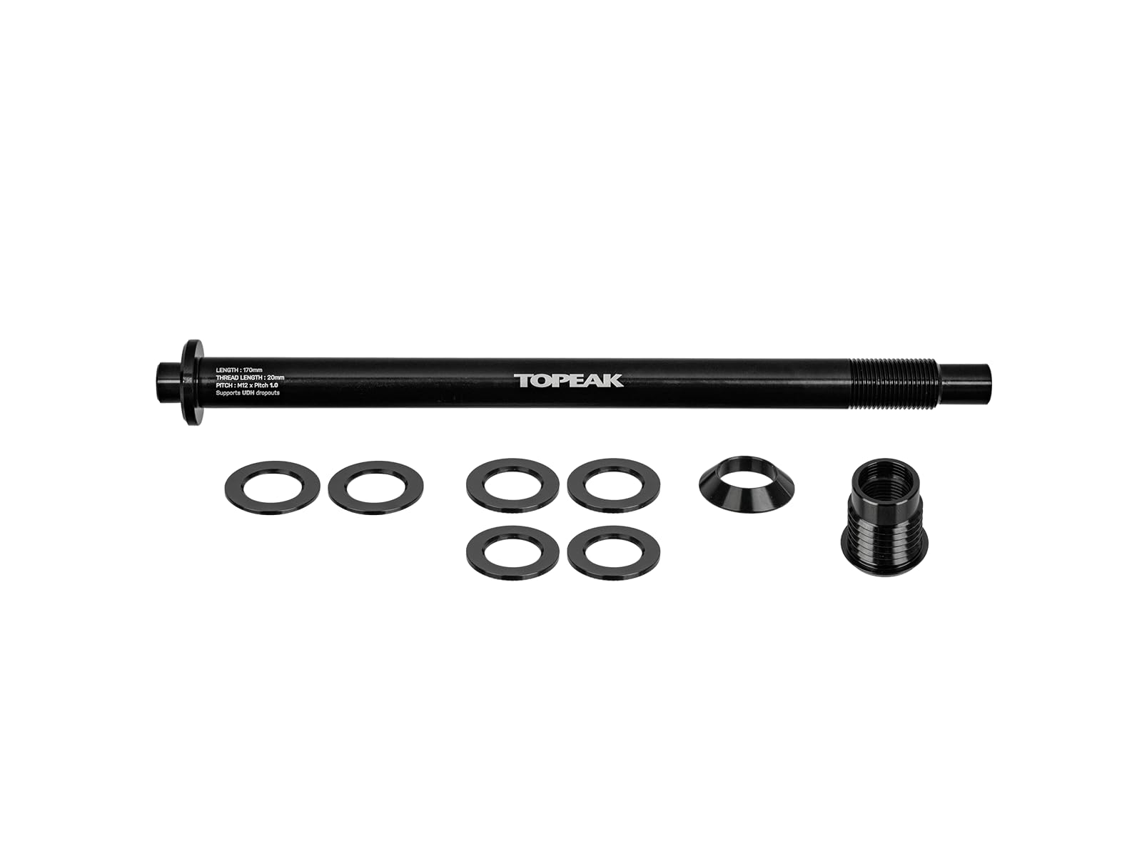 Amazon.com: Topeak Zi:RAK Thru-Axle for SRAM UDH – Aluminum Rear
