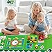 Rivibou Crocodile Foldable Activities Montessori Busy Board Toddler Busy Board Montessoris Toys for 3+ Years Old Wall Panel