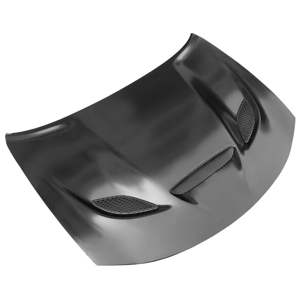 IKON MOTORSPORTS, Hood Compatible With 20152022 Dodge Charger, SRT Style Hood Scoop Air Vent