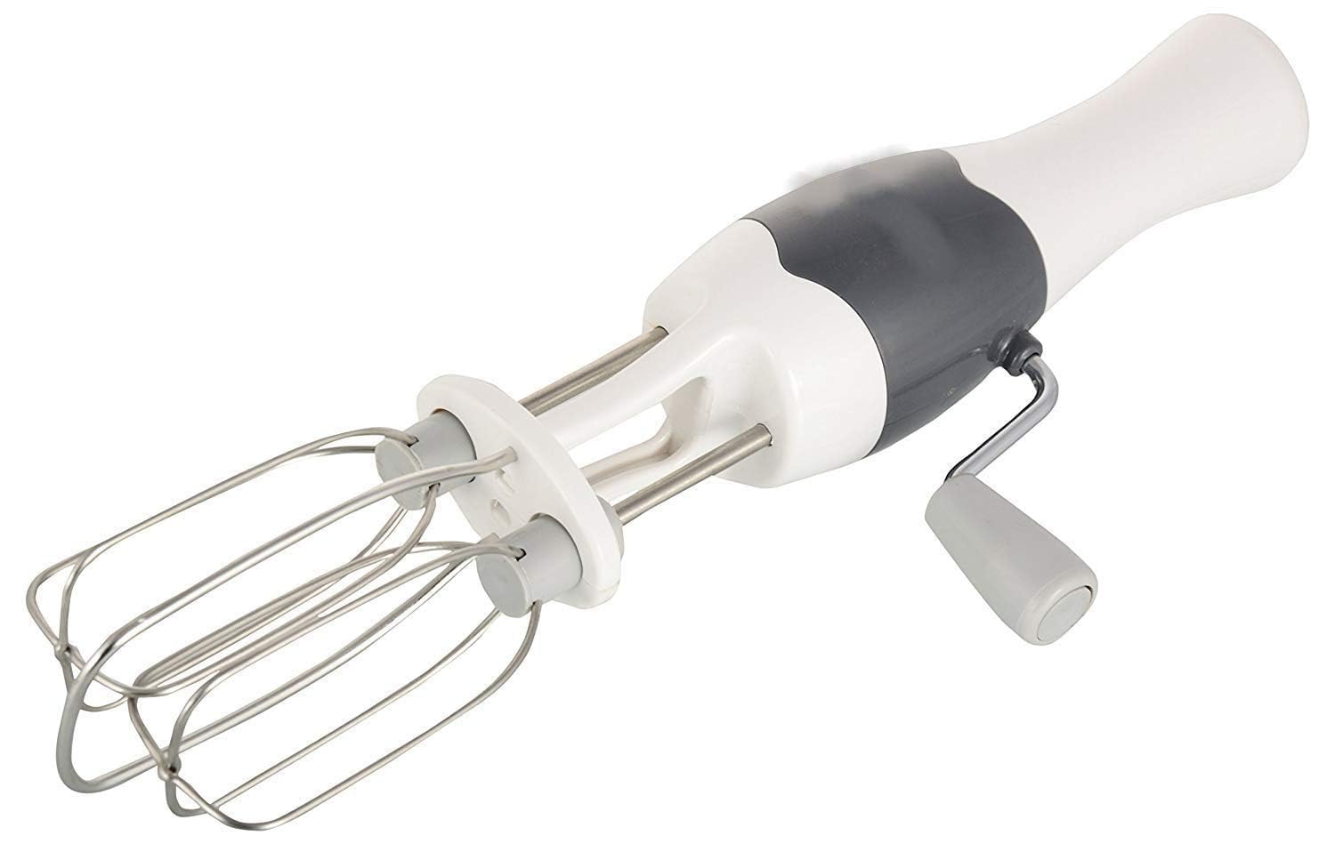 KRISHNIX Hand Blender Mixer for Whipping Cream and Egg Beater ABS Plastic Manual Non-Electric Cake Whisker Lassi Butter Milk Maker Coffee Juice Blander-image-9