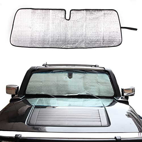 Windshield Sunshade Compatible with Hummer H3 2005-2009, Folding Car Sun Shade for Front Window...