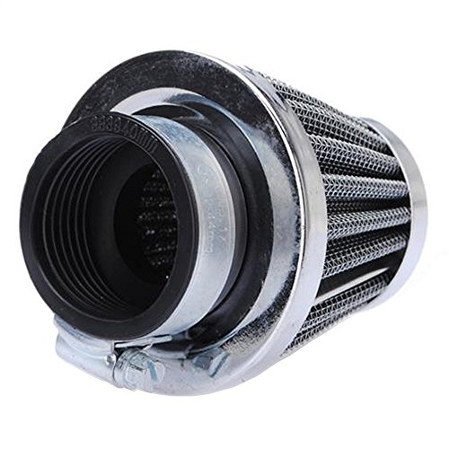 E Support 46mm Filtre à Air Mini Cône Kit d'induction d'admission de filtre à air Turbo Grille d'aération Reniflard Voiture Moto