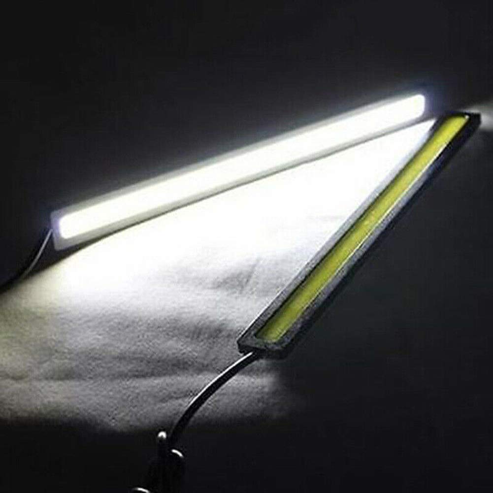 6X 12v pour Les Voitures lumières de Bande,Feux de Jour Lampe Super Lumineux Blanc étanche LED Bande Guide de lumière pour Camping-Car Bateau Voiture