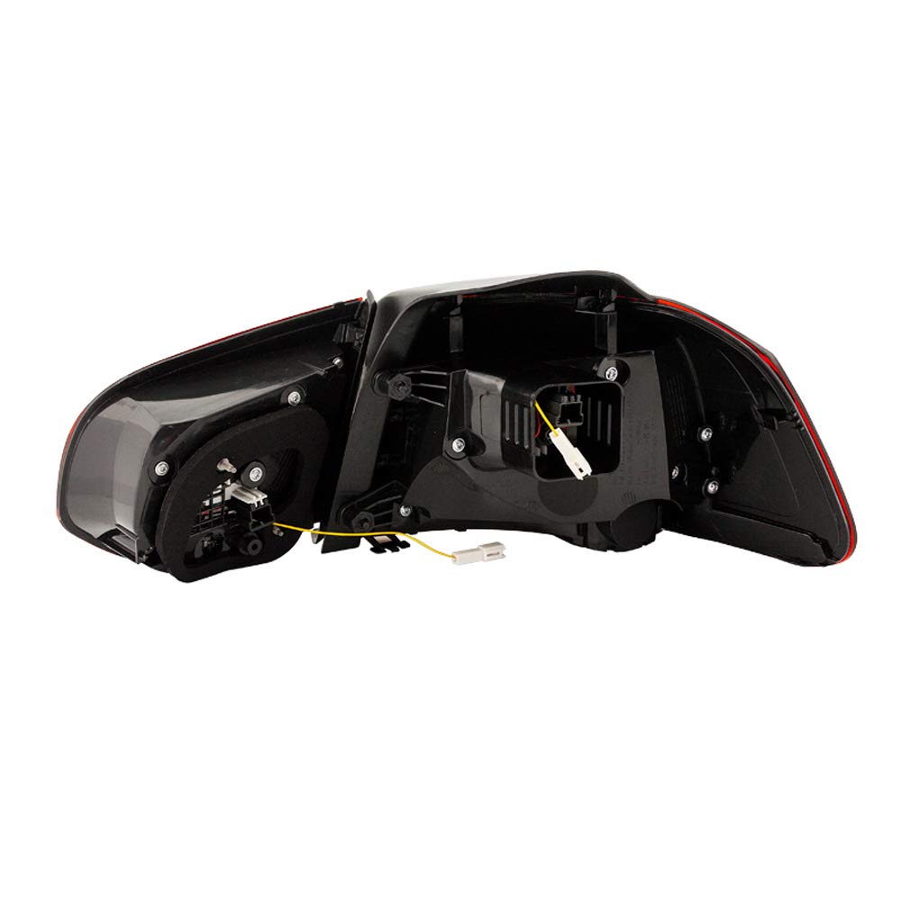 Set di luci posteriori LED R-Look compatibile con Volkswagen Golf VI 2008-2012 escl. Variant - Rosso/Trasparente/Grigio - incl. luci dinamiche