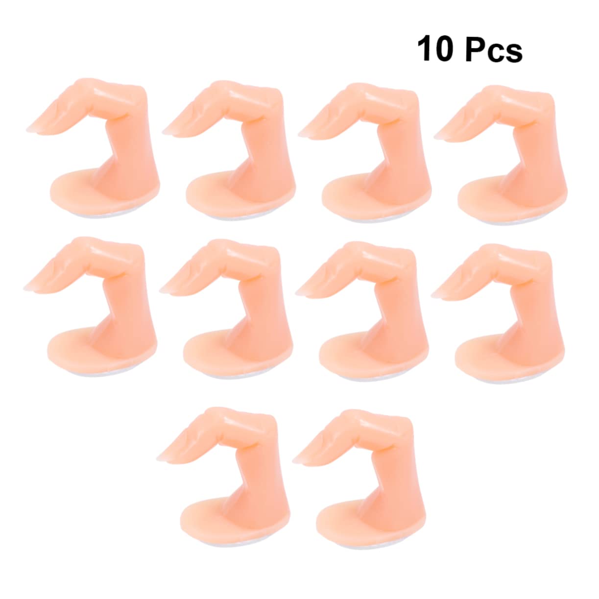 30pezzi Dita Finte Per Pratica Di Unghie Modelli Per Manicure Art Con Punte Per Unghie Adesive e Trasparenti Per Principianti e Professionisti