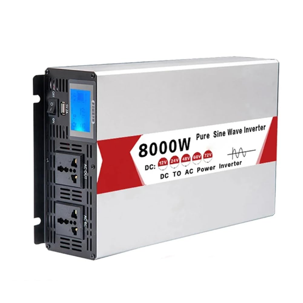 Onduleur de puissance 8000W pure sinus convertisseur pour sécuriser l'énergie en camion