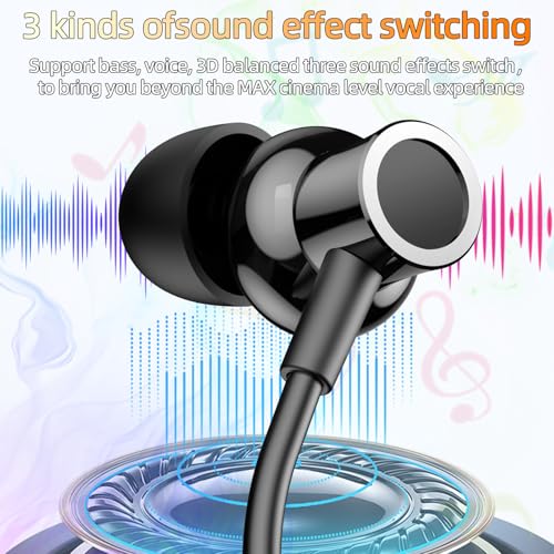 Image of Kinobo Neckband Bluetooth Headphones, 6.0 Bluetooth 100 Hours Playtime,IPX7 Sports Waterproof Earbuds with Microphone Noise Cancelling with HiFi Speakers Multiple Switchable Sound Modes
