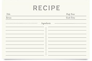 Jot & Mark Recipe Cards: The Perfect Culinary Companion for All Your Recipe Needs