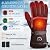 Heated Gloves for Men Hand Warmers Rechargeable with 7 Hours Heating 3 Levels Temperature Control Waterproof Touchscreen Heated Gloves for Cycling Climbing Winter Warmth Keeping