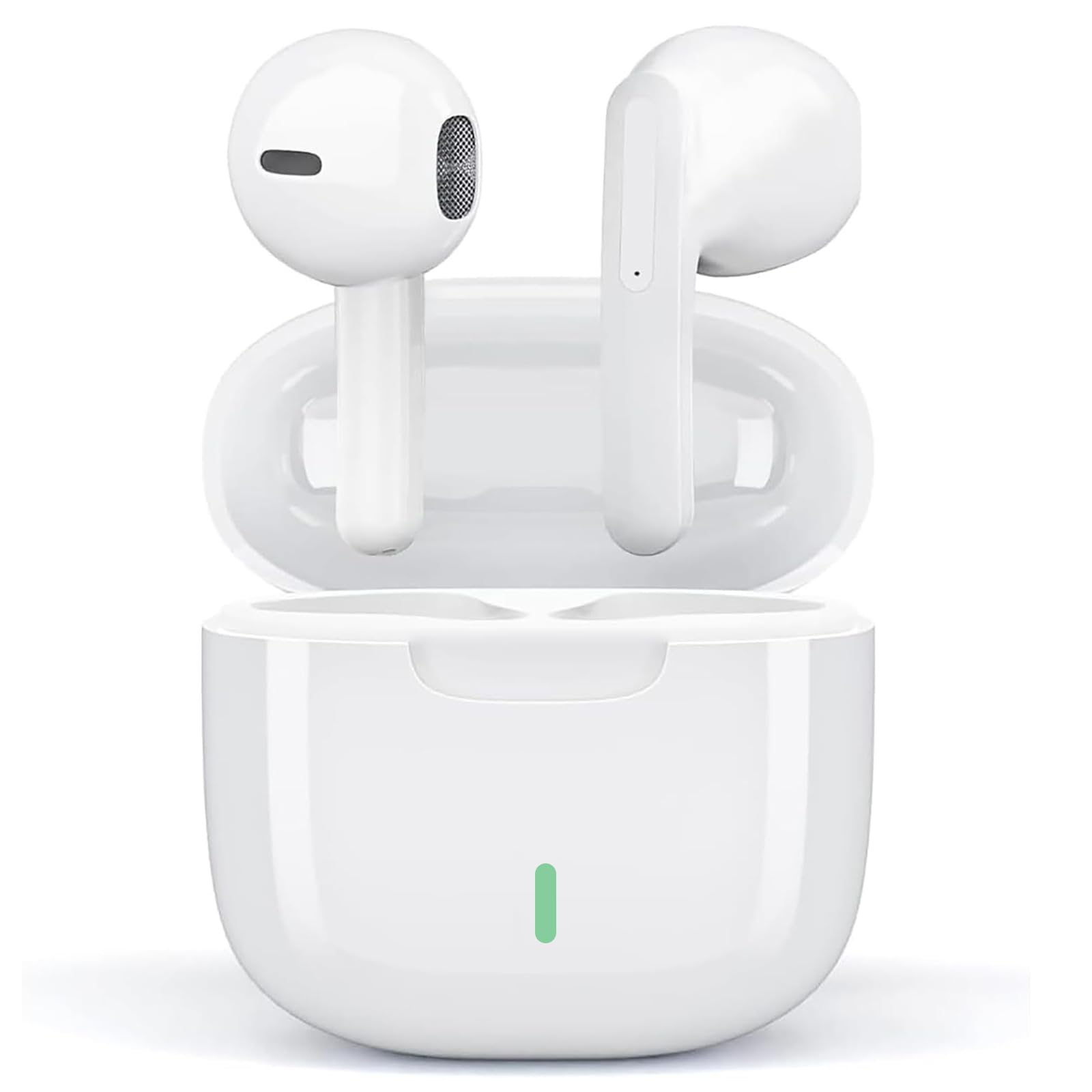 Cuffie Wireless In-Ear, Auricolari Bluetooth 5.3 con Stereo HiFi, Tempo di Riproduzione 24 Ore, Cuffie con Cancellazione del Rumore con Mic Touch Control IPX8 Impermeabili, per iPhone Ios Android