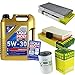 Produktbild QR-PARTS 69373381 Filter Set Inspektionspaket 5 Liter Liqui Moly Motoröl Longlife III 5W-30 MANN-FILTER Innenraumfilter Luftfilter Ölfilter