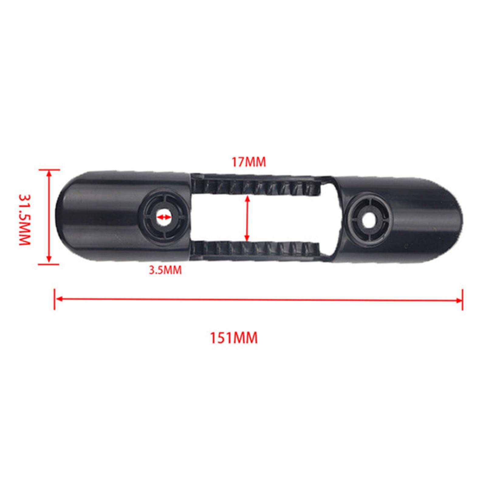 10 Set Marine Paddle Gear Kajak/Kanu Paddelhalter Clip mit Schrauben Ersatz, Stil 2, 151 x 31,5 mm