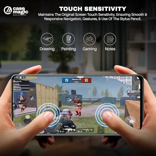 Image of case-magic Pack of 2 Tempered Glass for REALME C55 4G /C63 5G /C65 5G /C67 4G /5G / 11X5G / 12X5G / 12 LITE 5G /135G / V50 5G / V50S 5G / V60 / V60S 5G| Screen Protector for REALME NARZO 60X 5G /70X5G / N55 /N65 5G