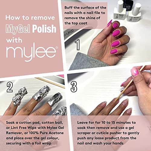 MyGel Nagellack von MYLEE Winter Wonderland Duo Kit 2x10ml UV/LED Nail Art Maniküre Pediküre für den professionellen… – Bild 7