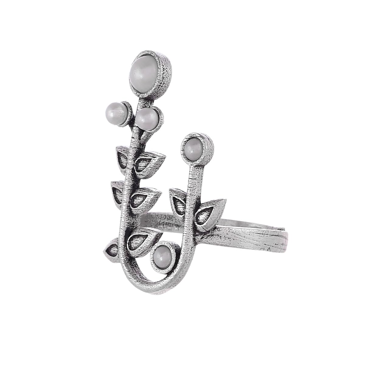 Fresh Fern Flora Ring for Nature Lovers