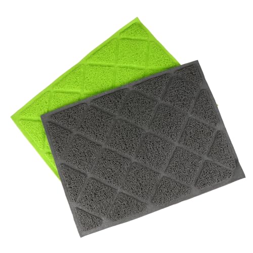 Abaodam Pet Feeding Mat Cat Litter Pad Non-Slip Design PVC Dog Mat Waterproof Easy to