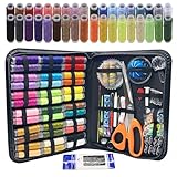 vendre telephone portable pour pieces 1 Kit de couture portable 205 pièces, fil et aiguilles pour adultes, voyage d\'urgence et maison, couture, réparation et bricolage, fournitures de couture avec étui