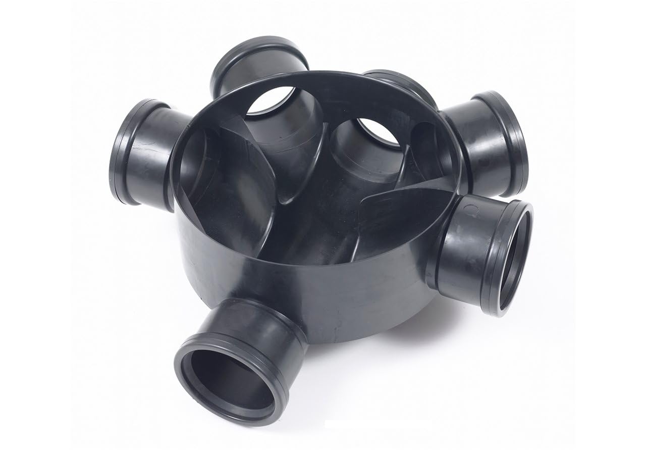 Clark-Drain 320mm Manhole Inspection Chamber, Underground Drainage Manhole, 5-Intel Base (Chamber Base 5 Intel)