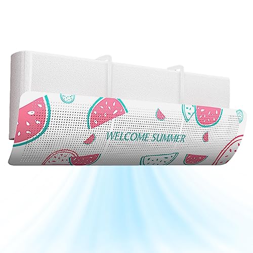 Youding Deflector de aire acondicionado, deflector de aire de confinamiento ajustable, protector de viento retráctil para aire acondicionado, deflectores de ventilación refrigerados por aire,