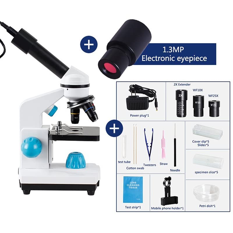Microscope 2000x Electronic monocular Biological Microscope Accessories(Package 2)