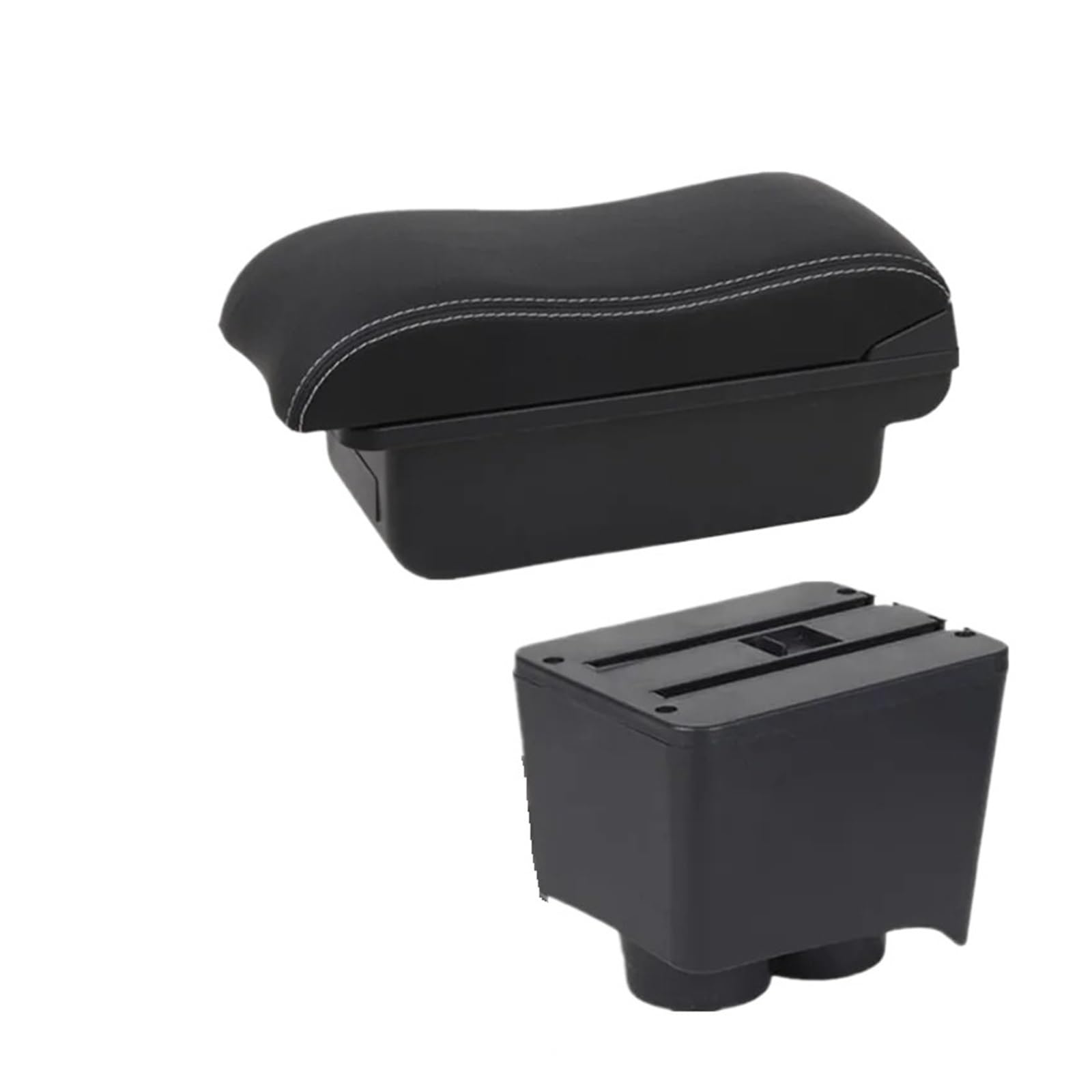 UDHQAJC For VW For Polo 9N 3 Mk4 2002-2009 Car Armrest Box Interior Retrofit Storage Accessories Car Centre Console Armrest Box