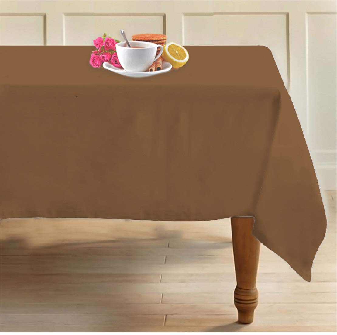 AIRWILL Cotton 4 Seater 55 Inches Square Table Cloth (Pack of 1 piece)-image-7