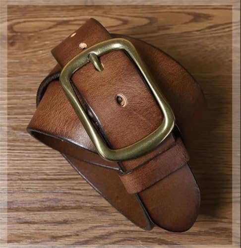 Men Leather Pin Buckle Belts Vintage Solid Distressed Jeans Belts4