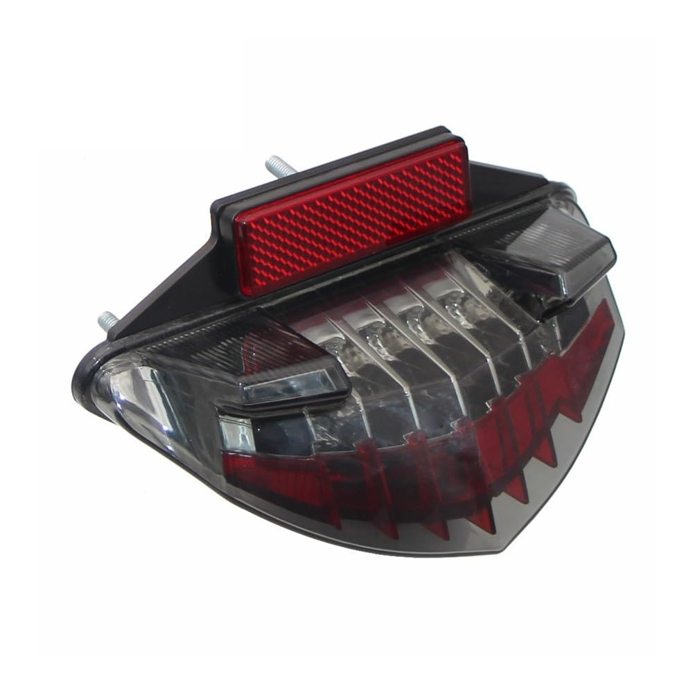 Feu arriere LED moto rouge 12V pour remplacer un eclairage usé