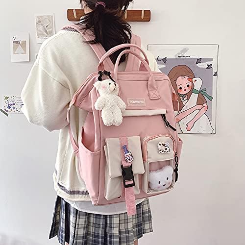 Miniatura 2 de GGOOB Kawaii Backpack with Kawaii Pin and Accessories Backpack Cute Aesthetic Backpack Cute Kawaii Backpack for School
