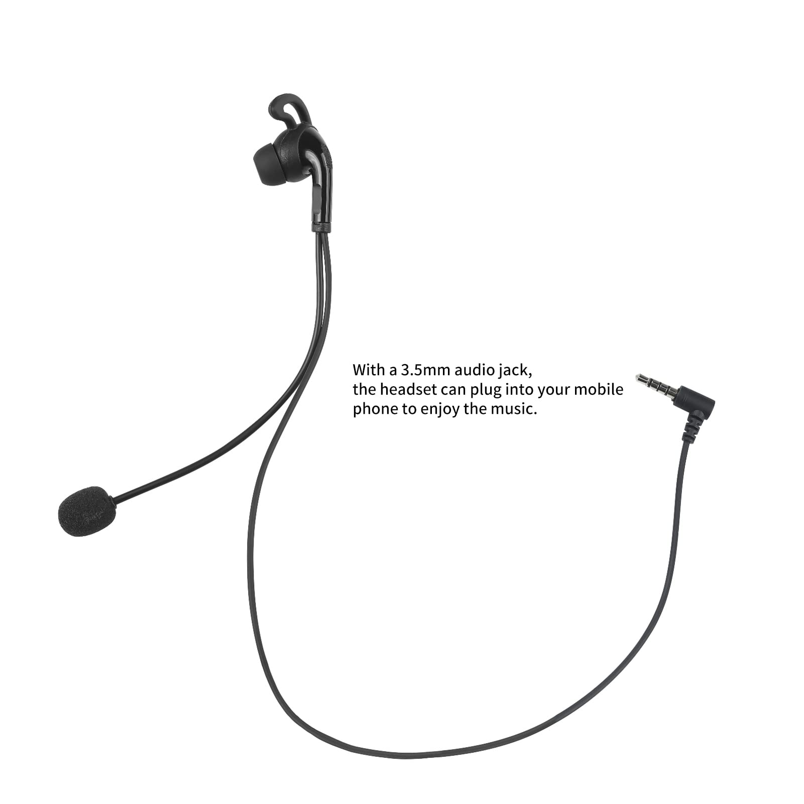 Casque D'arbitre avec Microphone écouteurs pour Arbitres de Football Handball